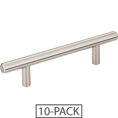 Elements 96 mm Center-to-Center Satin Nickel Naples Cabinet Bar Pull, 156SN-10